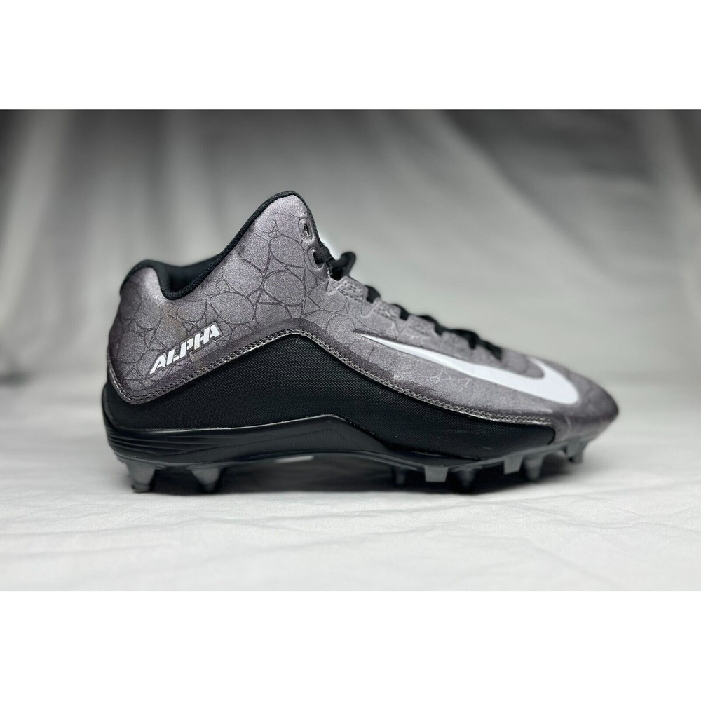 Nike Alpha Football Cleats Men's 9.5 Dynamic Fit Athletic Support 725227-010‎